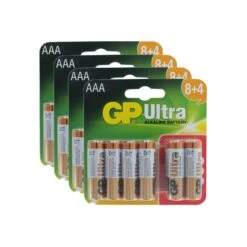 GP AAA Plus Ultra Alkaline 1.5V Long Lasting Batteries Pack Of 48 For LR03, MX2400, MN2400
