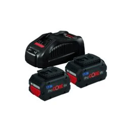Bosch 1600A0214D 18V 2 X 5.5Ah ProCORE Batteries With GAL 1880 CV Quick Charger
