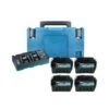 Makita 1910B1-4 40V XGT Power Source Kit 4 X 8.0Ah Batteries, Charger & Case