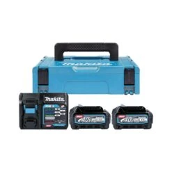 Makita 191K01-6 40Vmax XGT Power Source Kit With 2 X 4.0Ah Batteries, Charger & Case