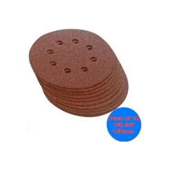 Silverline 196571 Hook & Loop Discs Punched 150mm 60 Grit Pack Of 10