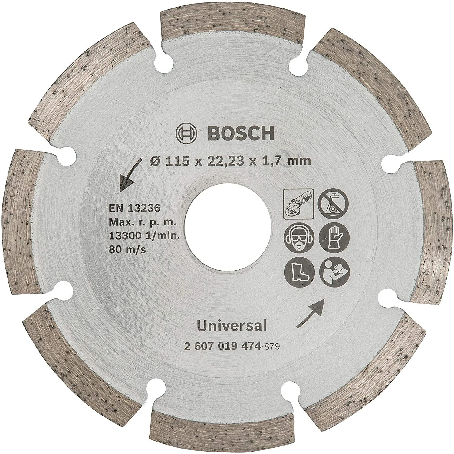 Bosch 2607019472 115mm Diamond Tile Cutting Disc