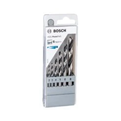 Bosch 2608577346 6 Piece Metal Point TeQ Twist HSS Drill Bit Set