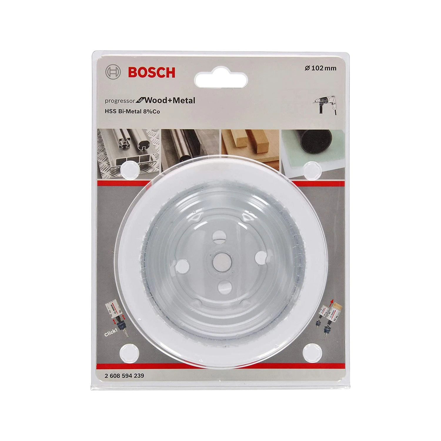 Bosch 2608594239 102mm HSS Bi-Metal Progressor For Wood & Metal Holesaw - Image 2