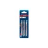 Bosch T 144 DHM Hardwood Fast Carbide Jigsaw Blade Pack Of 3 - 2608900541