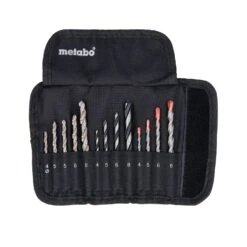 METABO 626728000 DRILL BIT ASSORTMENT ROLL-UP CASE 13pc