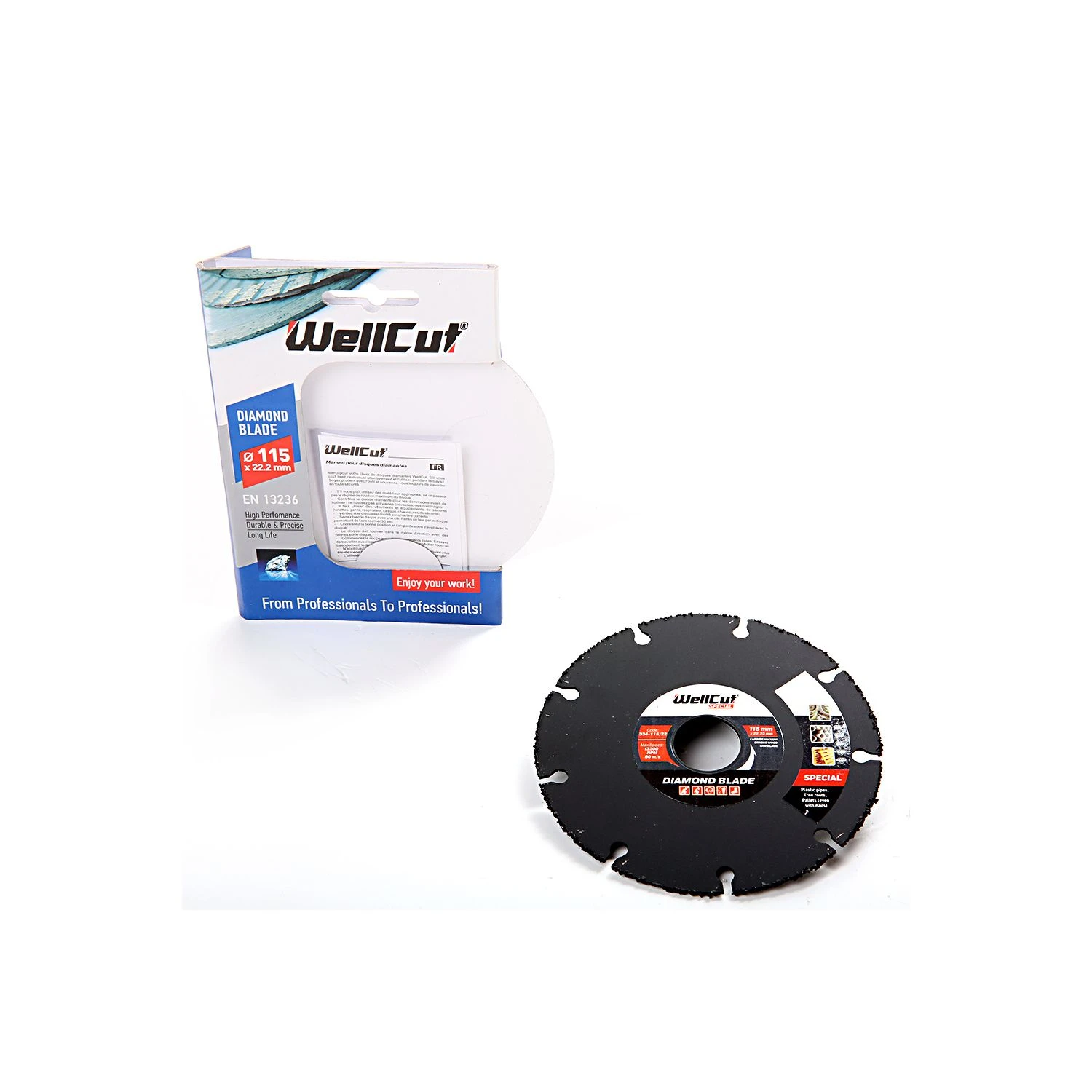 WellCut Diamond Blade Special Wood 115x22 Bore 0.23 Thickness 334-115/22 - Image 4