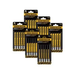 TOUGH MASTER® Jigsaw Blade Assorted Set 30 Pieces T-Shank For Wood Plastic Cutting Compatible With All Brands T101B T101BR T111C T144D T101AO T118A (TM-JIGSAW-KIT4)