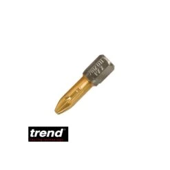 Trend Snappy 25mm Bit Pozi No1 Ten Titanium Nitride Coating