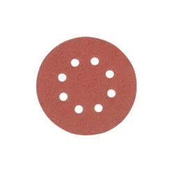 Silverline 382903 10 Piece Hook Loop Discs Punched 125mm 120 Grit