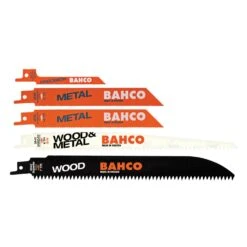 Bahco BAH3940MIX5P Sabre Saw Blade Set, 5 Piece 6 TPI