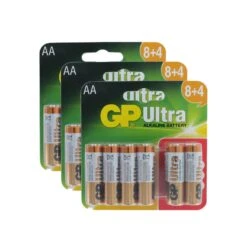 GP AA Plus Ultra Alkaline 1.5V Long Lasting Batteries Pack Of 36 For LR6, MN1500, MIGNON