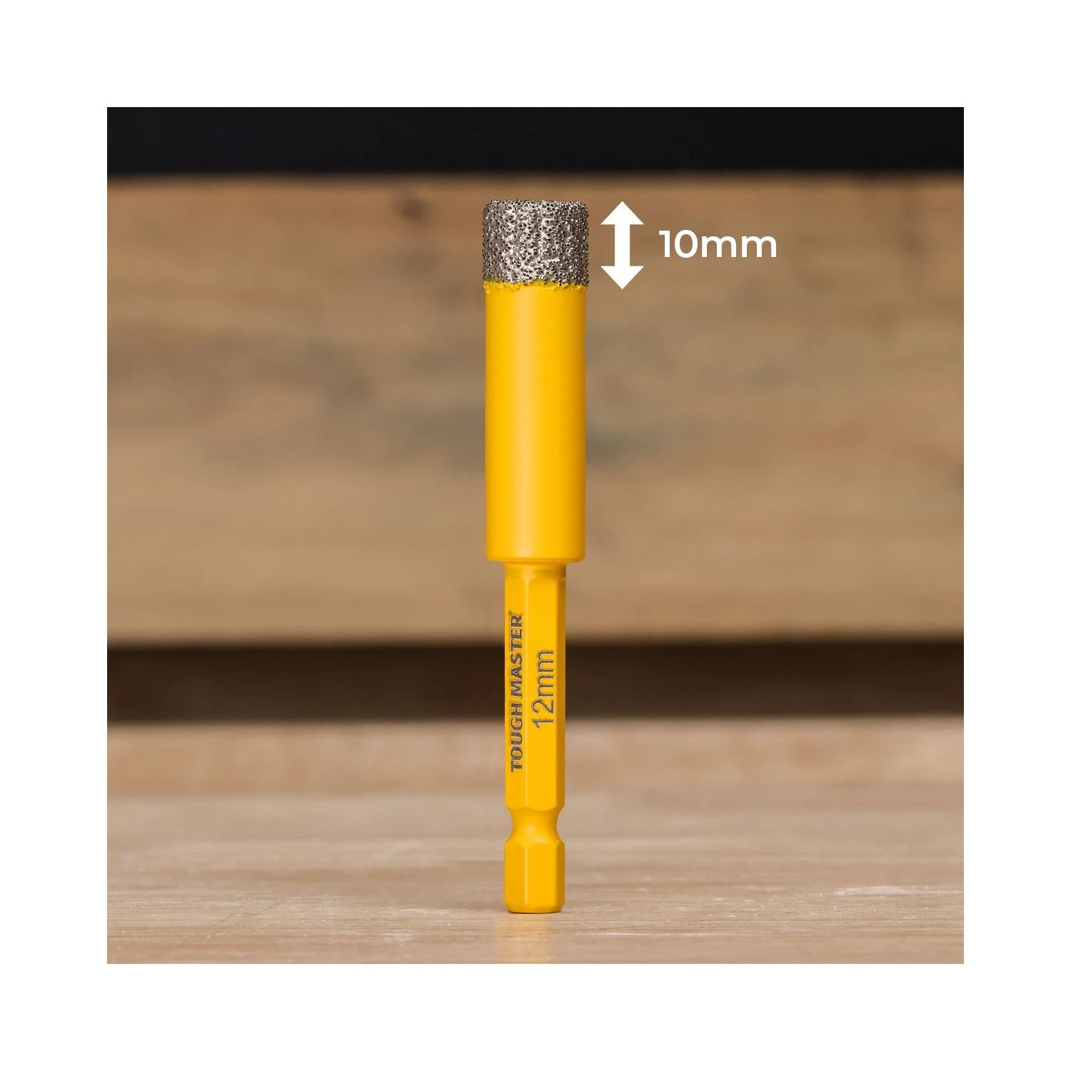 TOUGH MASTER® Diamond Drill Kit Drill Bits For Tile, Ceramic, Granite, Marble With Sizes 5mm, 6mm, 8mm, 10mm & 12mm - 5 Pieces (TM-DDK5) - Image 2