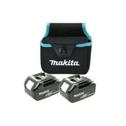 Makita Genuine BL1860 18V Li-Ion LXT 6.0Ah Battery Twin Pack With Battery Pouch