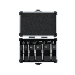 TOUGH MASTER® Forstner Drill Bit Set 15mm-35mm TCT Hinge Drilling With Case - 5 Pieces (TM-RB5F)