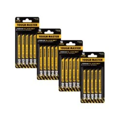 TOUGH MASTER® Jigsaw Blade Assorted Set 20 Pieces T-Shank 100mm For Wood Plastic Cutting Compatible With All Brands T101B T101BR T111C T144D (TM-JIGSAW-KIT1)