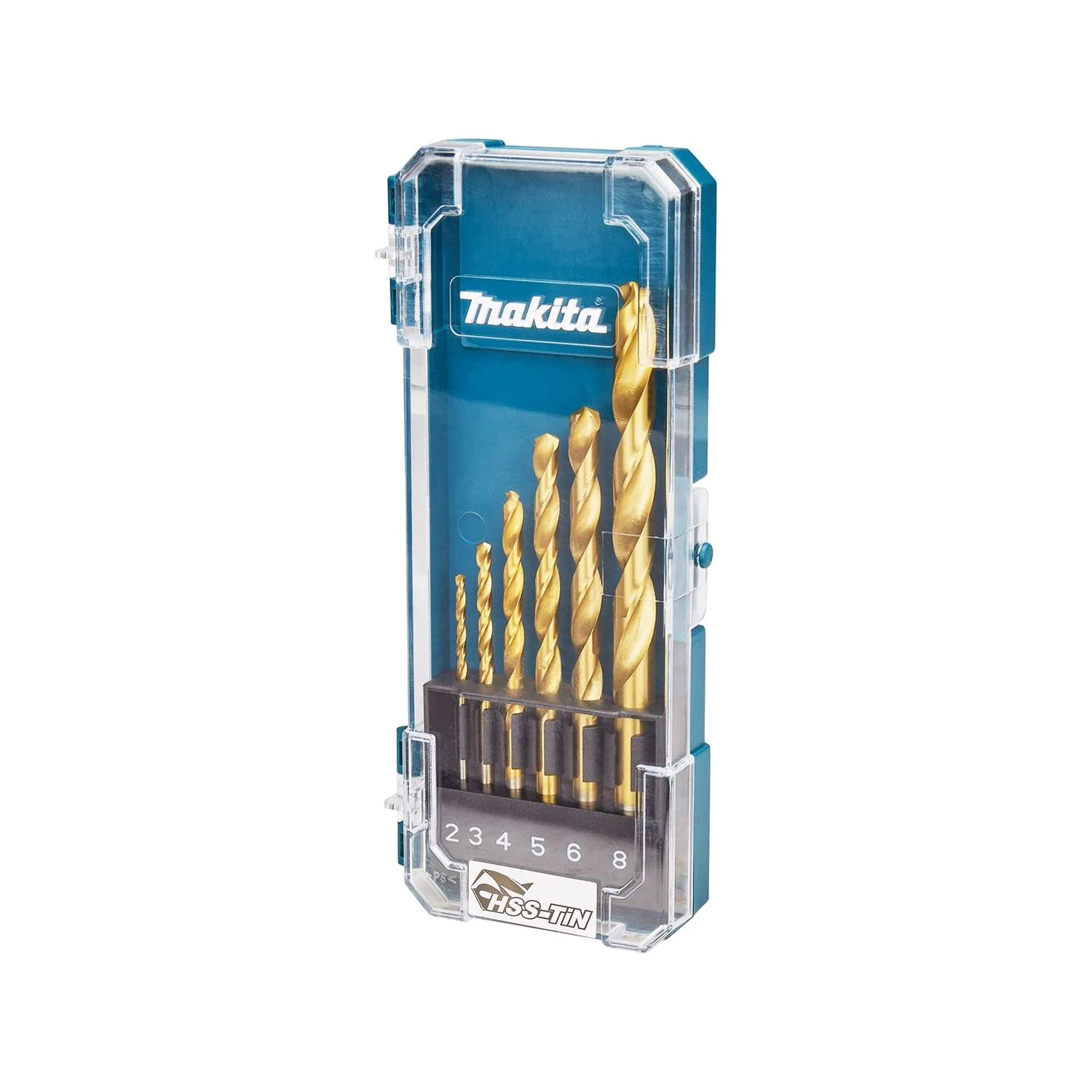 Makita D-72833 6 Piece HSS-TIN Drill Bit Set For Metal - Image 2