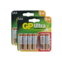 GP AAA Plus Ultra Alkaline 1.5V Long Lasting Batteries Pack Of 24 For LR03, MX2400, MN2400