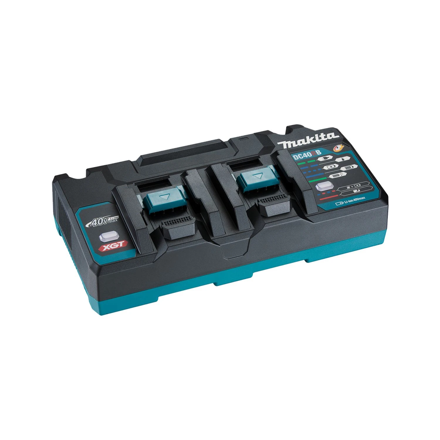 Makita 1910A2-5 40V XGT Power Source Kit 2 X 8.0Ah Batteries, Charger & Case - Image 3