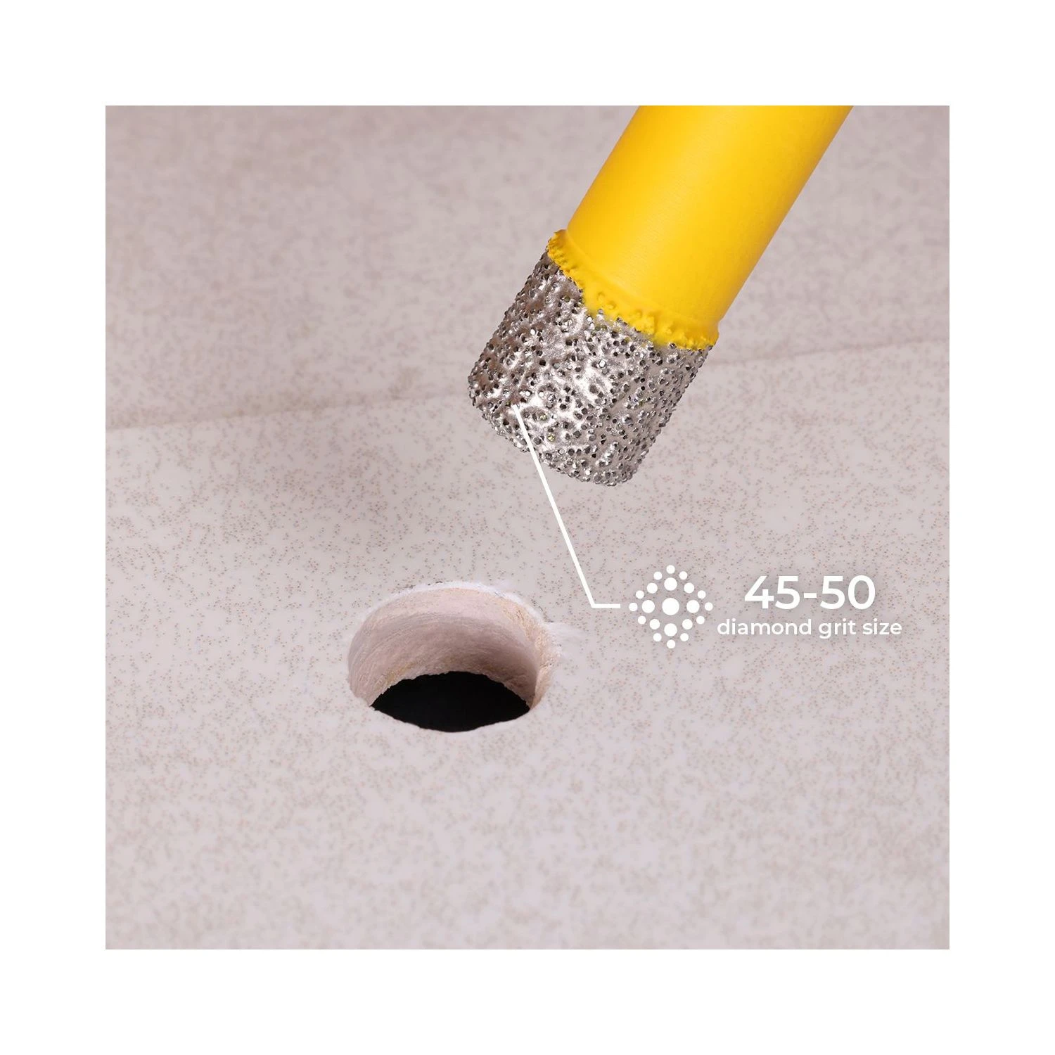 TOUGH MASTER® Diamond Drill Kit Drill Bits For Tile, Ceramic, Granite, Marble With Sizes 5mm, 6mm, 8mm, 10mm & 12mm - 5 Pieces (TM-DDK5) - Image 7