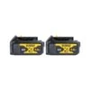 DeWalt Genuine DCB182 18V XR 4.0Ah Lithium-Ion Battery Twin Pack