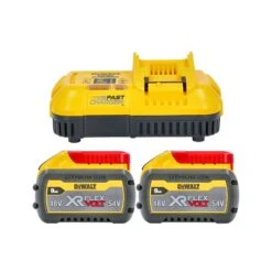 DeWalt Genuine DCB547 18V/54V Li-Ion XR Flexvolt 9.0Ah Battery Twin Pack With DCB118 Fast Charger