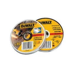 DeWalt DT42335TZ Inox 115mm Metal Cutting Discs Pack Of 10