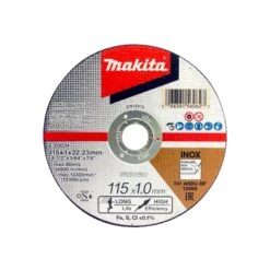 Makita E-03034 Inox Cut Disc 115mm X 1mm X 22.23mm - Pack Of 10