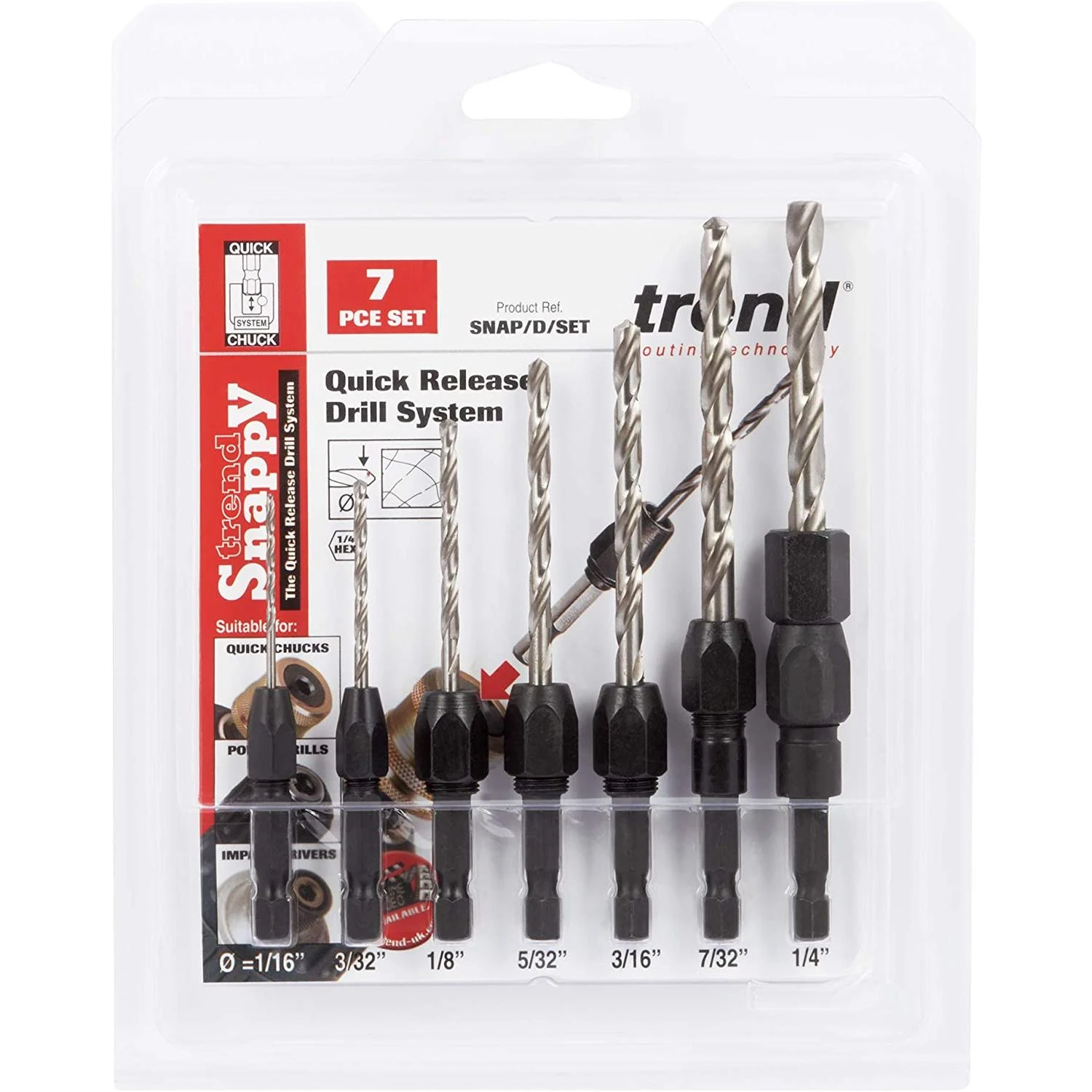 Trend Snappy 7 Piece Imperial Drill Set - Image 10