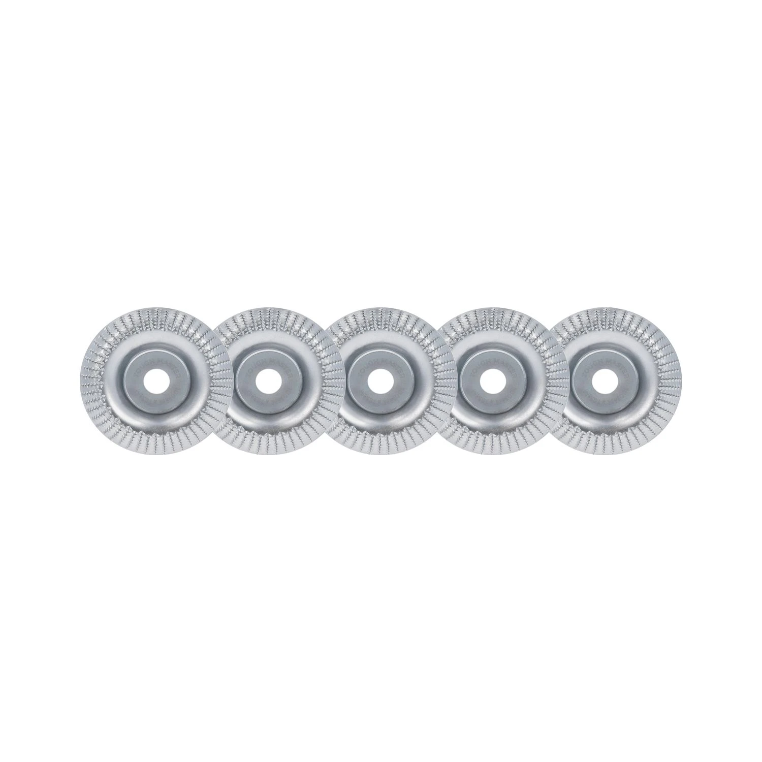 TOUGH MASTER Wood Carving Disc 100mm 4" Inch Pack Of 5 Wood Angle Grinding Disc Carving Tool For Angle Grinder With 16mm Arbor Sanding Cutting Sculpting Shaping Polishing