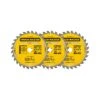 TOUGH MASTER Circular Saw Blade 165mm Pack Of 3 Professional TCT Mitre Saw Circular Saw Blade 165 X 20 X 28T Ideal For Wood, Wood With Nails, Laminate, Plastic, Fits Bosch Makita Dewalt