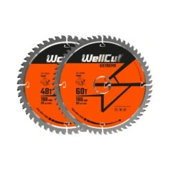 WellCut® TCT Extreme Circular Saw Blade 190mm X 30mm, Suitable For HS7601J, C7U2, DWE576, GKS65 - 48 & 60 Teeth