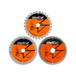WellCut® TCT Extreme Circular Saw Plunge Saw Blade 160mm X 20mm - 28, 48 & 60 Teeth