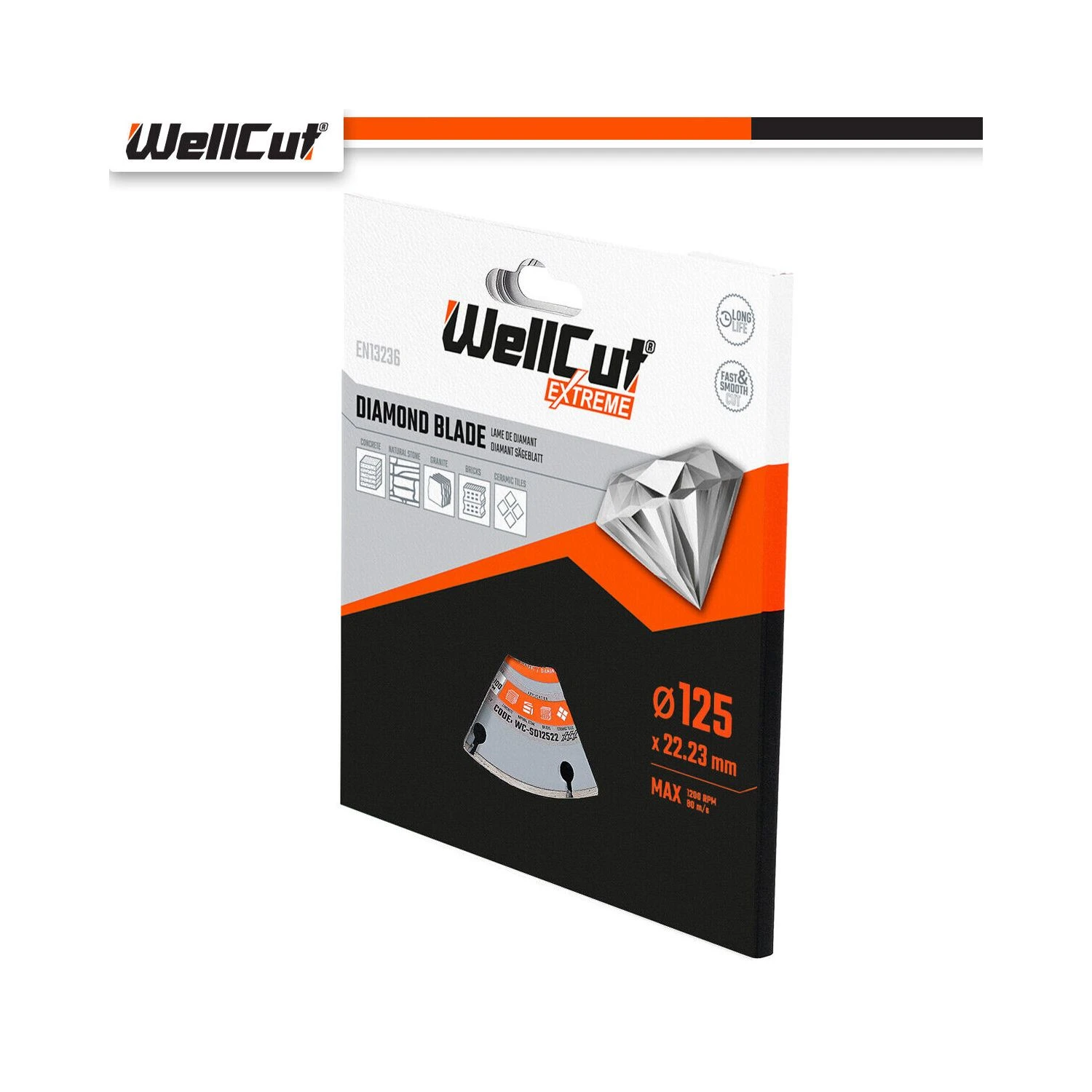 WellCut Extreme Diamond Blade 125mm X 22.23mm Bore Pack Of 2 - Image 5
