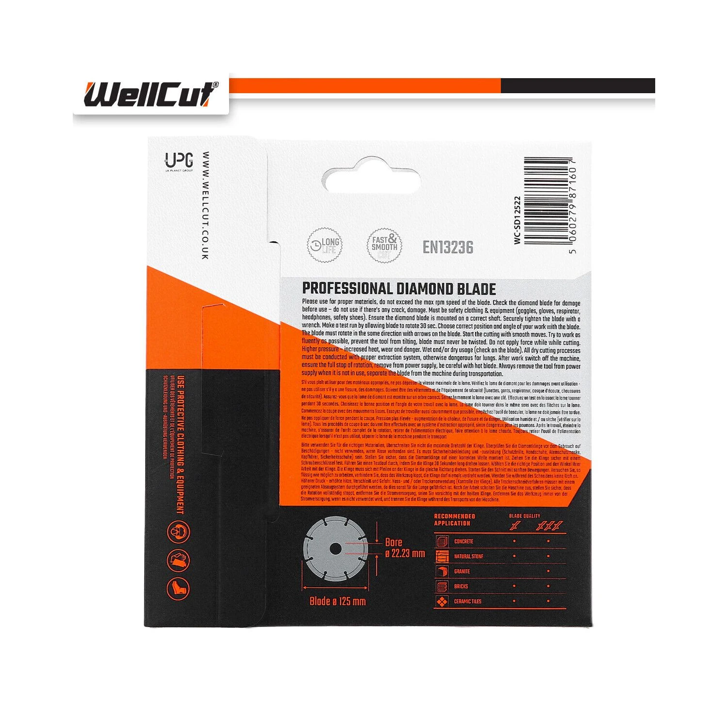 WellCut Extreme Diamond Blade 125mm X 22.23mm Bore Pack Of 2 - Image 6