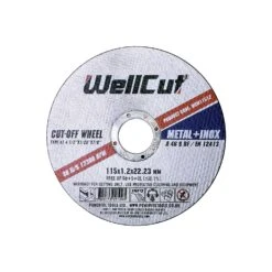 WellCut Abrasive Cut-off Wheel 115x3,2x22,23