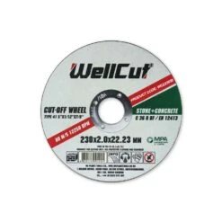 WellCut Abrasive Cut-off Wheel For Stone 230x2,0x22,23