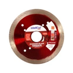 WellCut Diamond Blade Profi Continuous 115mm X 22mm Bore 0.23 Thickness 555-115/22